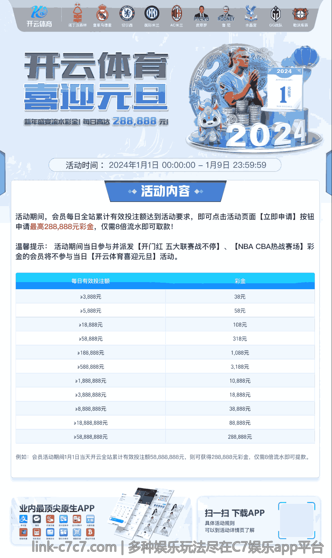 多种娱乐玩法尽在C7娱乐app平台